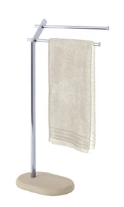 WENKO Handtuch Ständer PURO Kleider Halter Stangen Freistehend Edelstahl Bad WC - Bild 1 von 8