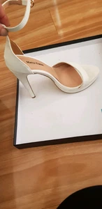 Ivory leather sandals - Picture 1 of 3
