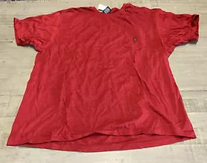 Polo Ralph Lauren Deadstock Vintage Cotton Tee Red Men’s Size XL NEW NWT - Picture 1 of 2