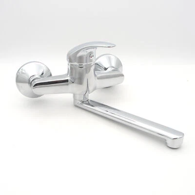 FERRO S.A. Küchenarmatur Wandmontage Küchen Wasserhahn Auslauf Schwenkbar Mischbatterie