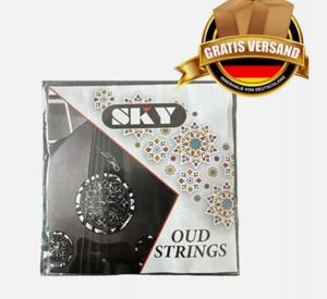 Full Set of 11 Turkish Nylon Long Neck Oud Strings, Silver Plated UD - Picture 1 of 2