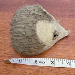 Pottery Hedgehog Sculpture Handcrafted - Picture 1 of 8