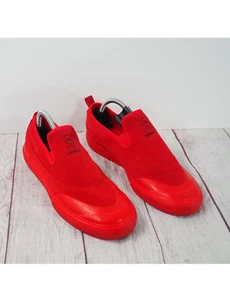 Vintage Adidas Skateboarding Slip on Suede Shoes Red Men's Size 9 - Imagen 1 de 11