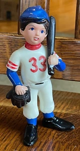Vintage 1970s Wilton Chicago Baseball Player Cake Topper Decoration 4.5" #33 - Picture 1 of 3