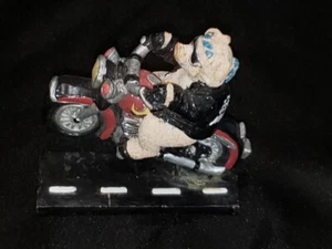 Young’s Hog/Pig On A Motorcycle Figur Statue Harley Davidson - Bild 1 von 4