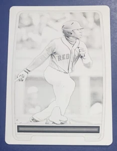 Placa de impresión de radiocontrol negra Jackie BRADLEY Jr 2012 Bowman Prospects #BP66 1/1 - Imagen 1 de 2