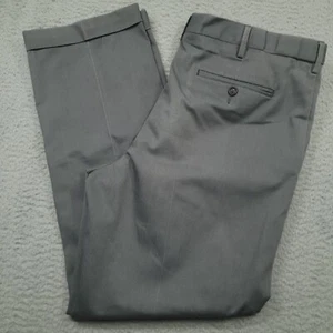 Croft & Barrow Classic Fit Men's 38x32 (38.5x32) Pants Pleated Cuffed Gray - Picture 1 of 9