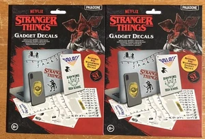 Lot of 2 Packs Netflix Stranger Things Gadget Decals Waterproof Removable 134 Pc - Picture 1 of 3