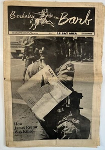BERKELEY BARB MAY 1969 * JAMES RECTOR KILLED * TIMOTHY LEARY * PEOPLE'S PARK - Picture 1 of 8