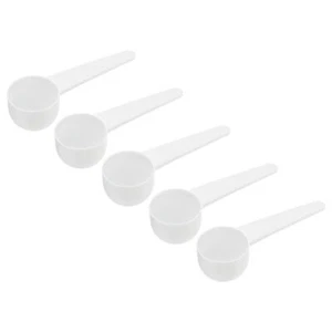 Micro Spoons 10 Gram Measuring Scoop Plastic Round Bottom Mini Spoon 15Pcs - Picture 1 of 6