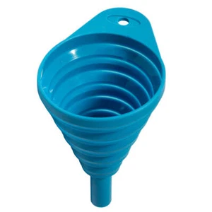 Embudo de aceite de silicona plegable Apico 16 mm caño azul - Imagen 1 de 1