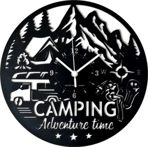 Camping ➤ Orologio da Parete - Campeggio Camper Viaggio Avventura - Imagen 1 de 2
