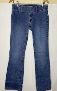 Gap Size 8R Womens 2002 Jeans Blue Denim Straight Leg Stretch Medium Wash Heavy - Picture 1 of 8