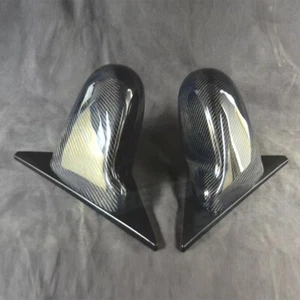 2 Pc Spoon Style Side Mirror for Honda CIVIC EG 4 Door 1992-1995 Gloss Black - Picture 1 of 5