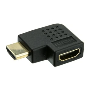 HDMI High Speed Horizontal 90 Degree Elbow Adapter Left  HDMI M to F  30HH-50260 - Picture 1 of 1