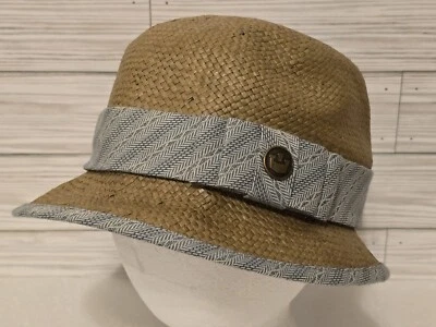 Goorin Bros Fine Day Paper Straw Fedora Hat Mens Small Lightweight Casual - Image 1 of 4
