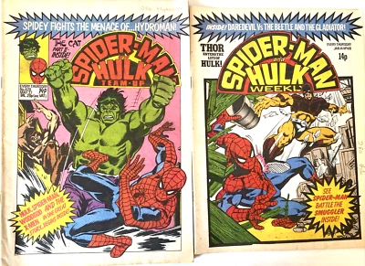 SPIDER-MAN AND HULK. NUMBER'S 410 & 429. (2 ISSUE VINTAGE MARVEL UK 1980 LOT) - Image 1 of 4