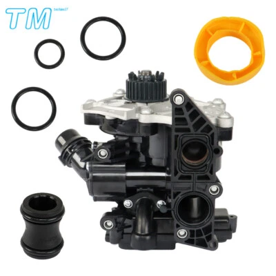 For Volkswagen GTI Audi A3 Quattro A4 2.0L 2012 2016-2021 Thermostat Water Pump - Image 1 of 4