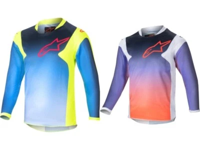 Alpinestars Niños Corredor Gráfico 1 Jersey Niño Pequeño MX/ATV Dirt Bike Montar Camisa Foto 1 de 3