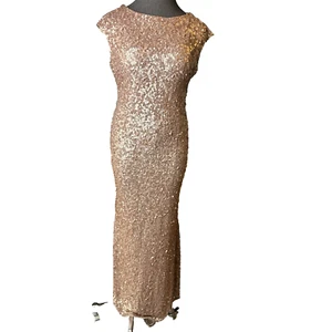PRIMAVERA SZ 20 ROSE $338 FORMAL PROM  PARTY COCKTAIL DRESS GOWN _6600 - Picture 1 of 11