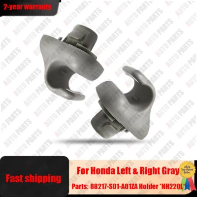 2x 88217S01A01ZA Soporte de pantalla para visera compatible con Honda Civic CR-V Foto 1 de 4