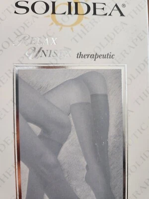 Kniehoher Kompressionsschlauch - 25 bis 32 mmHg - groß dunkelblau - geschlossene Zehe - Bild 1 von 2