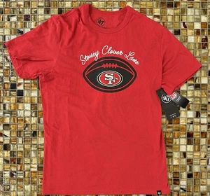 Women’s San Francisco 49ers Stoney Clover Lane x ‘47 SS T-Shirt~Large~NWT~$50 - Picture 1 of 9