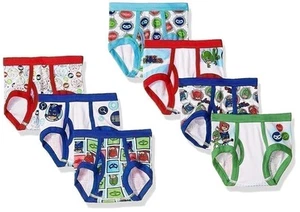 PJ Masks Boys' Briefs Underwear 7-Pack 100% Combed Cotton Toddler Sizes - Picture 1 of 9