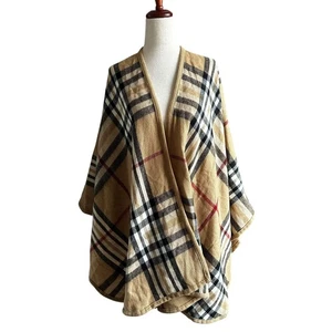 Unbranded Brown Plaid Cape Women's One Size | 31-35-2 - Picture 1 of 4