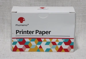3 Rolls Adhesive Thermal Sticker Paper Q22-RMSMLL for Phomemo Printer - Picture 1 of 2