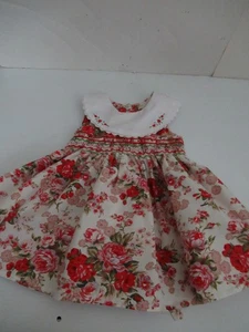 Vestido P78 Niñas Talla 6/9 Meses Multicolor Floral Sin Marca Calado a Mano - Imagen 1 de 8