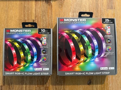 35 pies - Monster RGB LED inteligente interior multicolor flujo tira de luz sonido reactivo Foto 1 de 2