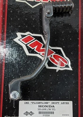 Alavanca de câmbio dobrável IMS 312224 para 00-07 Honda XR650R - Imagem 1 de 2