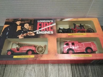 VTG. Days Gone London's Fire Engines Diecast Model Set  Lledo  (England) NEW - Image 1 of 4