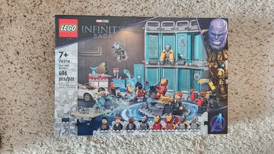Nuevo en caja. LEGO Marvel: Iron Man Armory (76216). ¡Gran regalo con el que pueden jugar! Foto 1 de 2