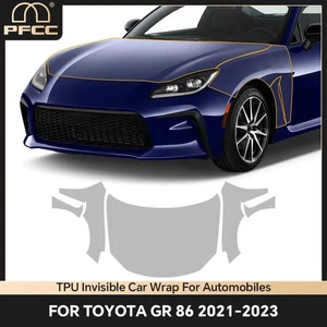 Hood Fender Precut Paint Protection Film Clear PPF TPU For Toyota GR86 2021-2025 - Picture 1 of 17