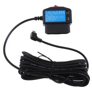 Ligne De Régulateur De Puissance De Câble OBD De Voiture 12V/24V à 5V 3A Pour - Afbeelding 1 van 4
