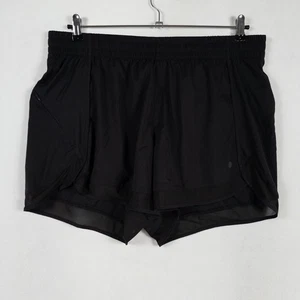 Athleta Mesh Racer Run Short 4" 1X Black Lined Athletic Running Workout - Picture 1 of 9