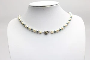 Cadena de perlas de Tahití con colgante de plata 925 - aprox. 70 cm - Imagen 1 de 8