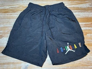 Vintage Nike Air Jordan Men’s Large DNA Shorts Black Nylon CD5757 010 Y2K Rare - Picture 1 of 13
