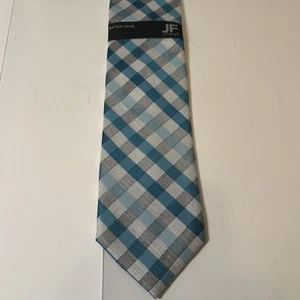 J.Ferrar Herren Aqua Krawatte extra lang 62,5 cm x 3,25 cm breit neu mit Etikett - Bild 1 von 2
