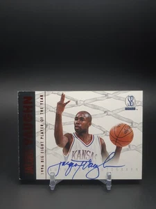 1997 Score Board Authentic Auto Red Foil Jacque Vaughn Rookie Auto RC - Picture 1 of 2