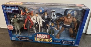 NEW VINTAGE TOYBIZ MARVEL LEGENDS FANTASTIC FOUR FIGURE SET POSTER BOOK COOL - Picture 1 of 8