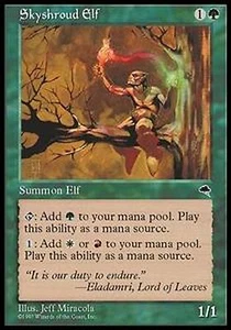 *MRM* ENGLISH 4x Elfe de Linciel - Skyshroud Elf MTG TMP - Picture 1 of 1