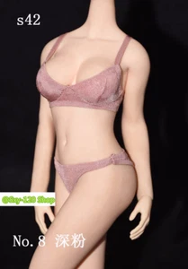 1/6 Pink Underwear Bra Suit Briefs Clothes Fit 12''Female PH TbL Figure Body - Picture 1 of 3