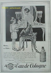 PUBLICITE 4711 EAU DE COLOGNE MAMAN SA FILLETTE DE 1927 FRENCH AD PUB ART DECO - Imagen 1 de 1