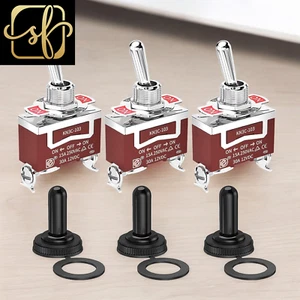 Interruttore a levetta impermeabile 12V marino on off on 3 pin 3 posizioni SPDT 12 Volt DC 3 - Foto 1 di 1