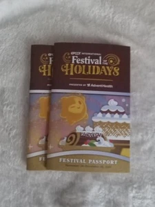 Disney Epcot International Festival of the Holidays Christmas 2023 passport book - Picture 1 of 3