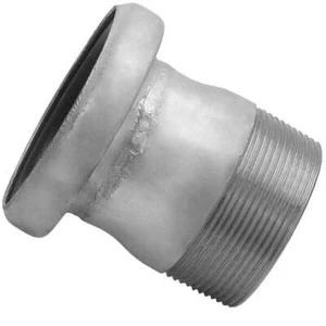 Bauer Type Coupling, 3" Female Socket Coupling x 3" Male NPT, Galvanized Stee... - Picture 1 of 1