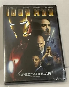 Marvel Iron Man 1 Robert Downey Jr. as Tony Stark The Original MCU Movie on DVD - Foto 1 di 2
